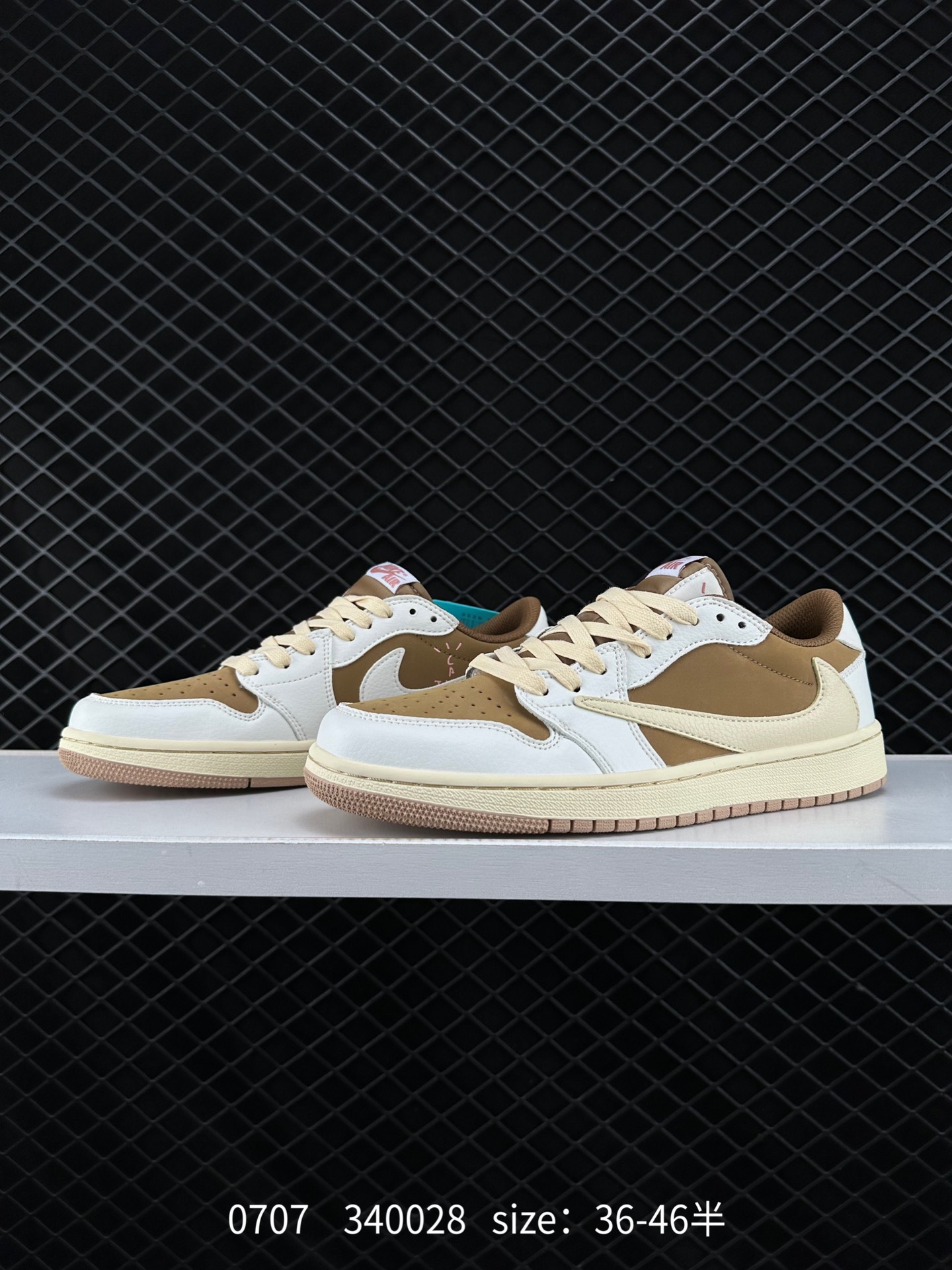 Fragment Design x Travis Scott x Nike Air Jordan 1 Low OG SP”Military Blue”